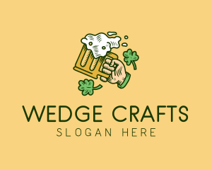 St. Patrick's Day Irish Beer  logo design