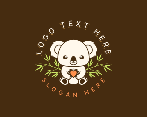 Koala Bear Heart Logo