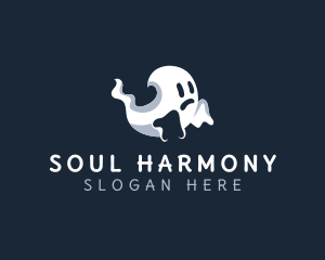 Halloween Spirit Ghost logo design