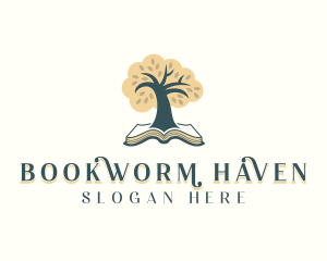 Publishing Book Tree logo design