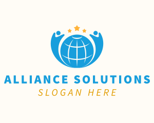 Global Union People logo design