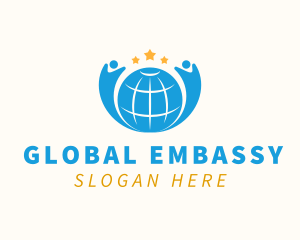 Global Union People logo design