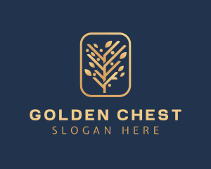 Golden Tree Gardening logo design