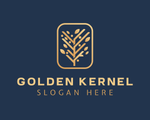 Golden Tree Gardening logo design