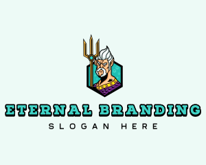 Poseidon Greek God logo