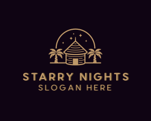 Forest Night Cabin logo design