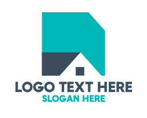 Land - Basic Shape House logo design