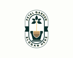 Shovel Plant Landscaping logo design