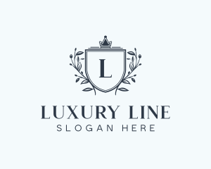 Luxury Fashion Crest logo design