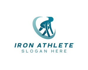 Marathon Racing Athlete logo design