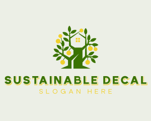 Sustainable Treehouse Farm logo design