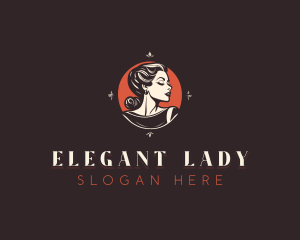 Lady Woman Cosmetics logo design