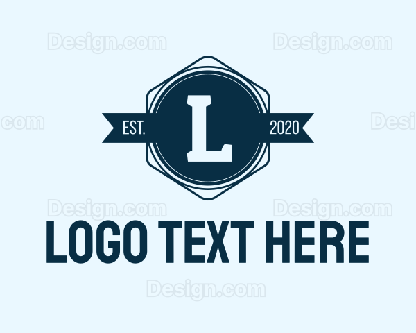 Blue Badge Lettermark Logo