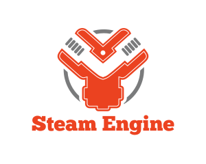 Industrial Engine Mechanic logo design