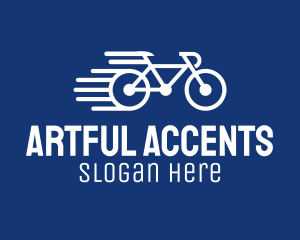 Simple Fast Bicycle Bike logo design