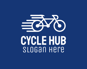 Simple Fast Bicycle Bike logo