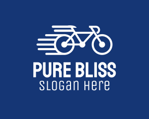 Simple Fast Bicycle Bike logo