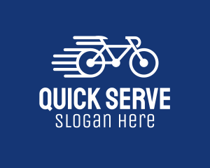 Simple Fast Bicycle Bike logo