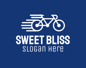 Simple Fast Bicycle Bike logo design