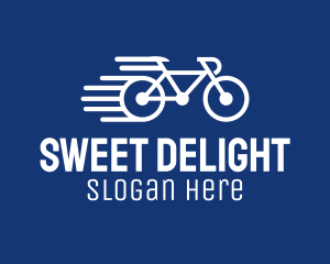 Simple Fast Bicycle Bike logo design