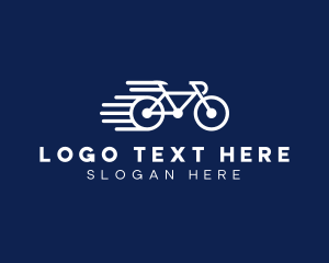 Simple Fast Bicycle Bike logo