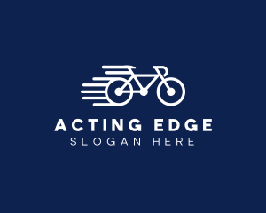 Simple Fast Bicycle Bike logo design