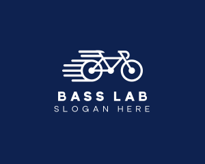 Simple Fast Bicycle Bike logo design