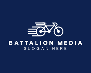 Simple Fast Bicycle Bike logo design