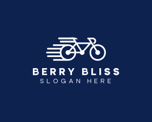 Simple Fast Bicycle Bike logo design