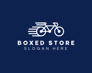 Simple Fast Bicycle Bike logo design