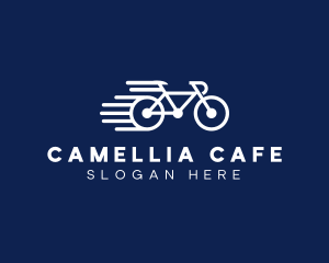 Simple Fast Bicycle Bike logo design