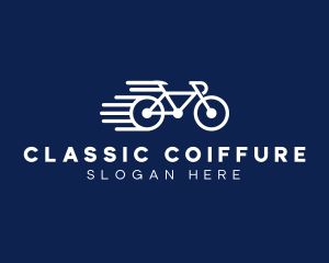 Simple Fast Bicycle Bike logo design