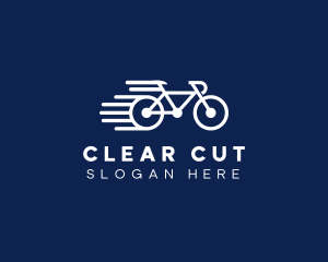 Simple Fast Bicycle Bike logo design