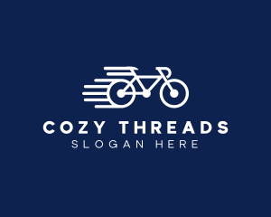 Simple Fast Bicycle Bike logo design