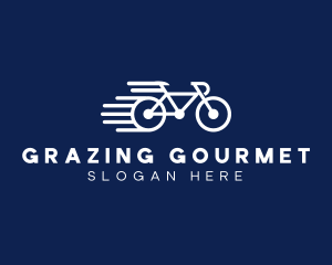 Simple Fast Bicycle Bike logo design