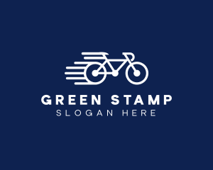 Simple Fast Bicycle Bike logo design