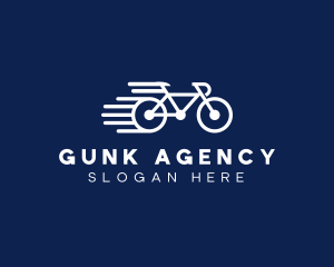 Simple Fast Bicycle Bike logo design