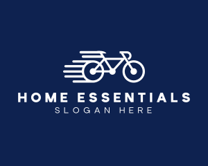 Simple Fast Bicycle Bike logo design