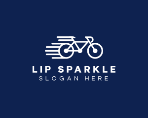 Simple Fast Bicycle Bike logo design