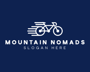 Simple Fast Bicycle Bike logo design