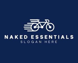 Simple Fast Bicycle Bike logo design