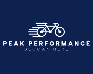 Simple Fast Bicycle Bike logo design