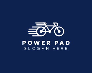 Simple Fast Bicycle Bike logo design