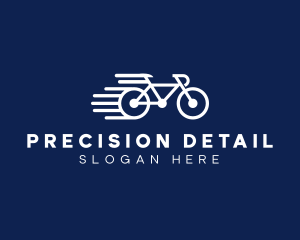 Simple Fast Bicycle Bike logo design