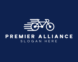 Simple Fast Bicycle Bike logo design