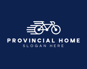 Simple Fast Bicycle Bike logo design