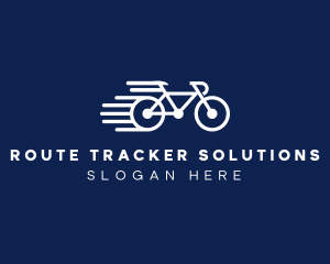 Simple Fast Bicycle Bike logo design