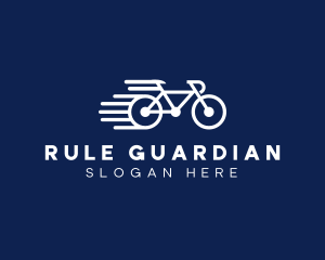 Simple Fast Bicycle Bike logo design