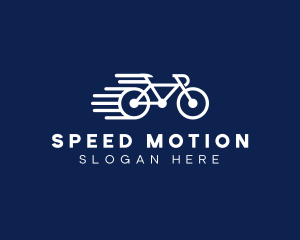 Simple Fast Bicycle Bike logo design