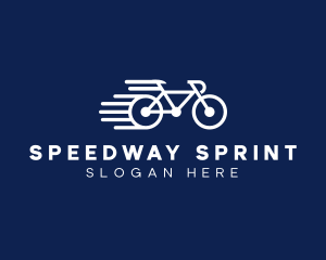 Simple Fast Bicycle Bike logo design